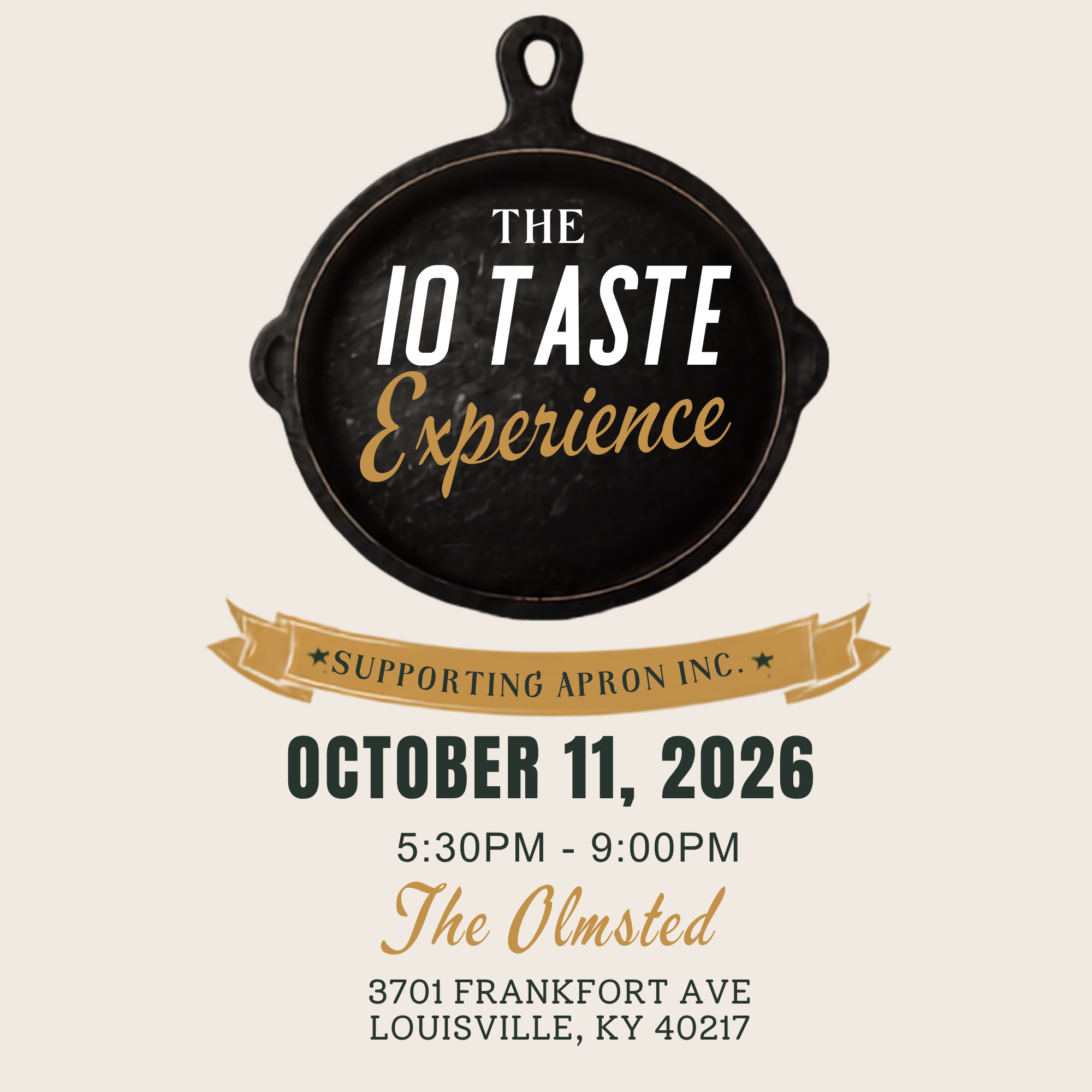 2026 10 Taste Experience - October 11, 2026 - logo
